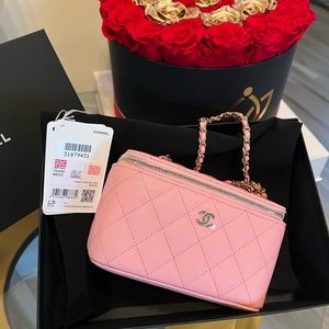 Vanity case bag 22c season pink